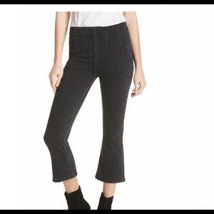 Free People High waist stretch pull on crop